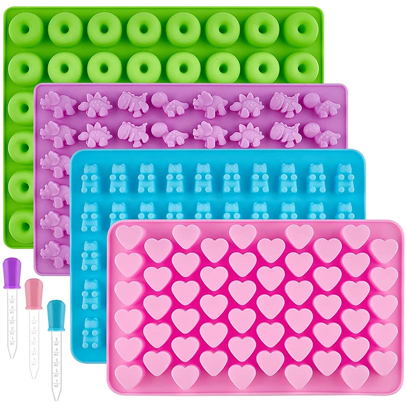 Donut Mold Silicone - Gummy Bear Molds Silicone Mini Chocolate