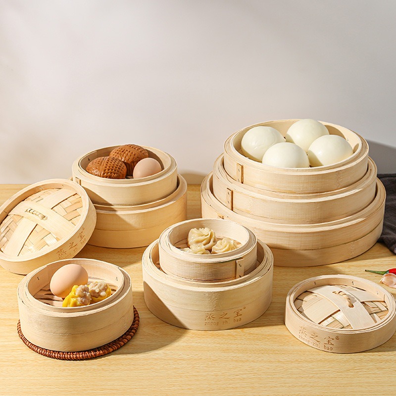 Chinese Steamer Bamboo Steamer - огляд і ціна Bao Steamer Bamboo