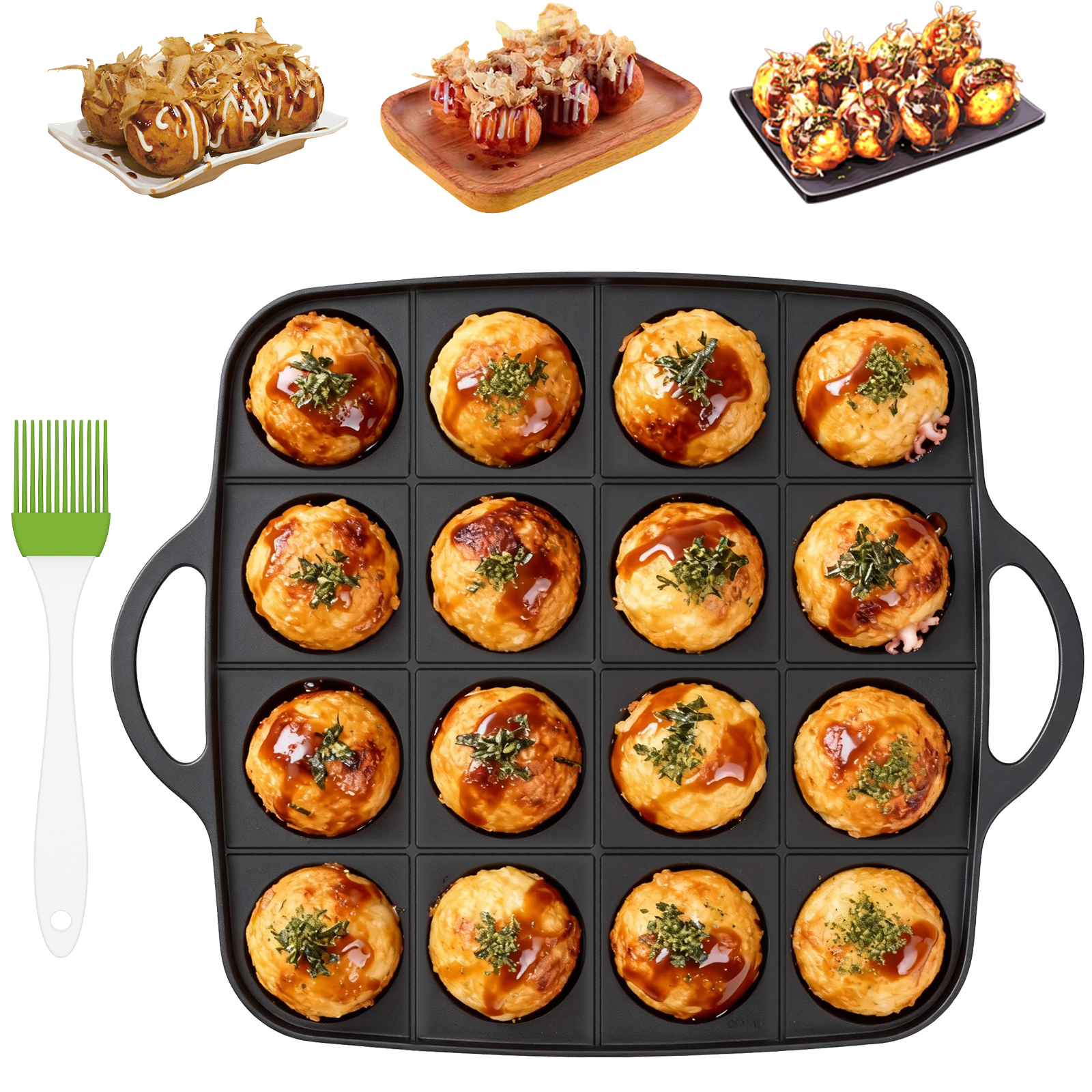 Takoyaki Pan Nonstick Japanese - огляд і ціна Takoyaki Grill Plate