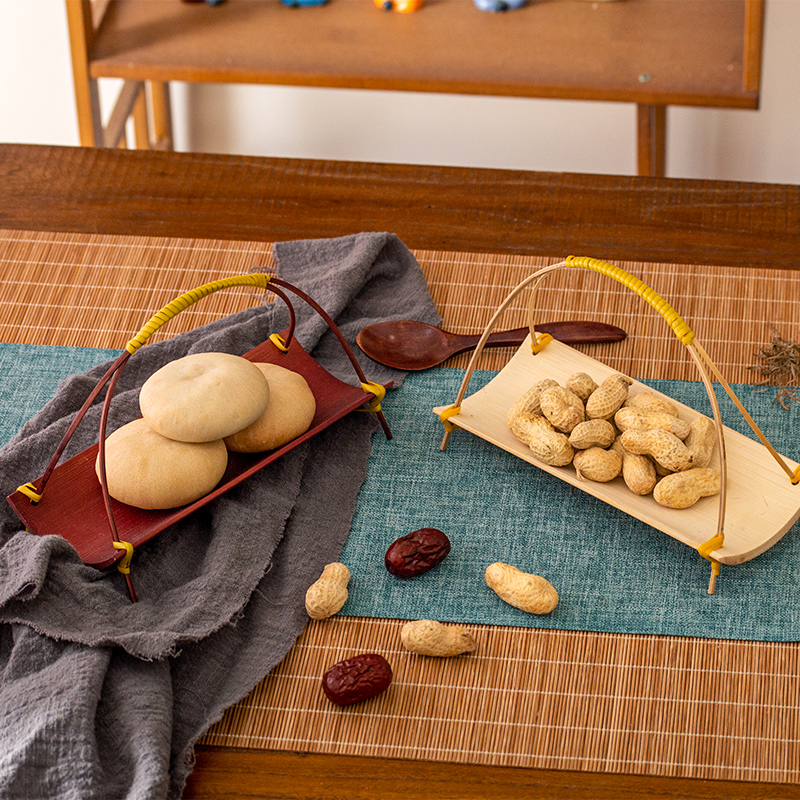 Handwoven Bamboo  Tea Tray Wed - огляд і ціна Dim Sum Basket