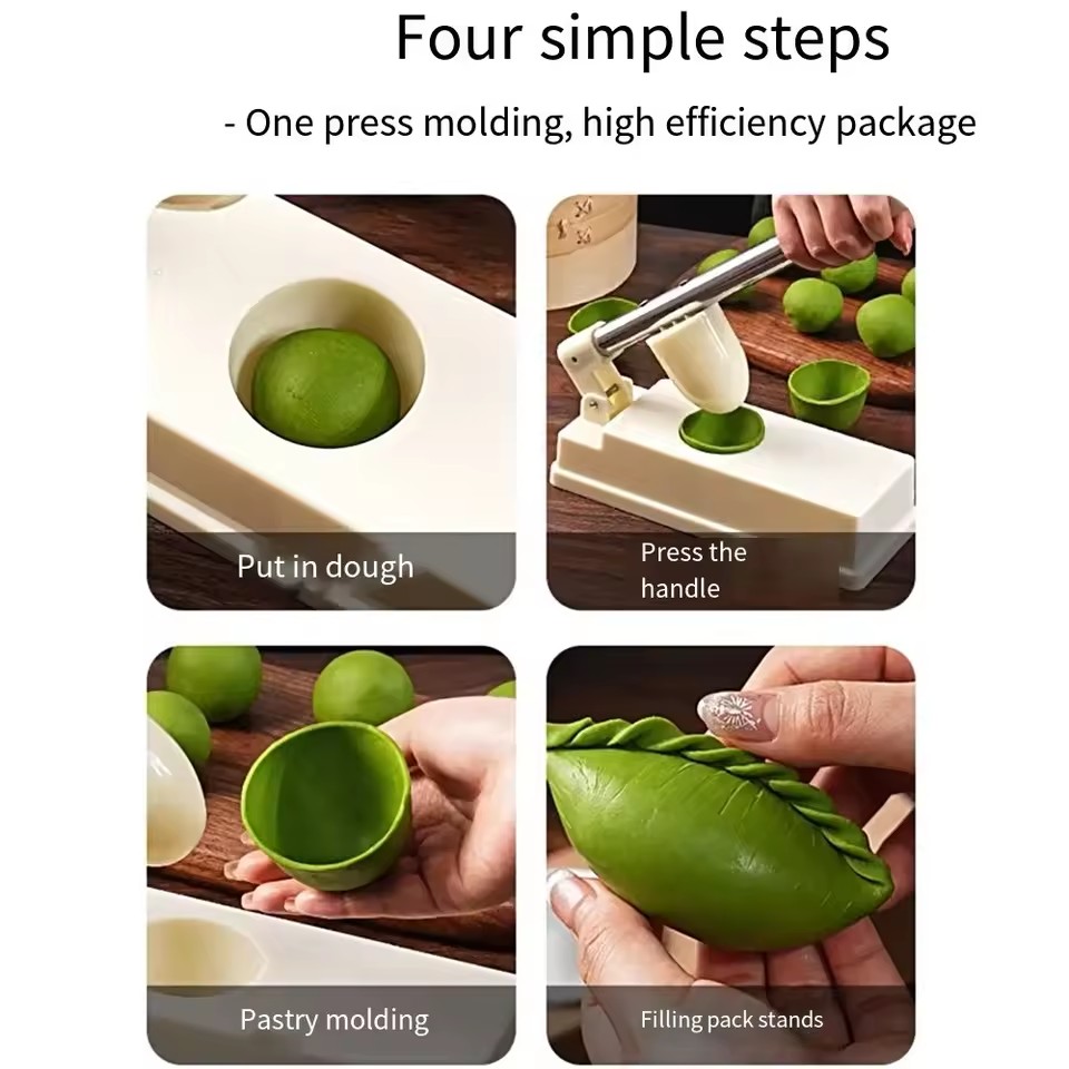 Hand Press Sweet Green Rice Ba - огляд і ціна Dumpling Press Set