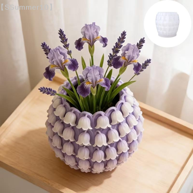 【SSummer10】3D Lily Valley Flow - огляд і ціна Potsticker Mold