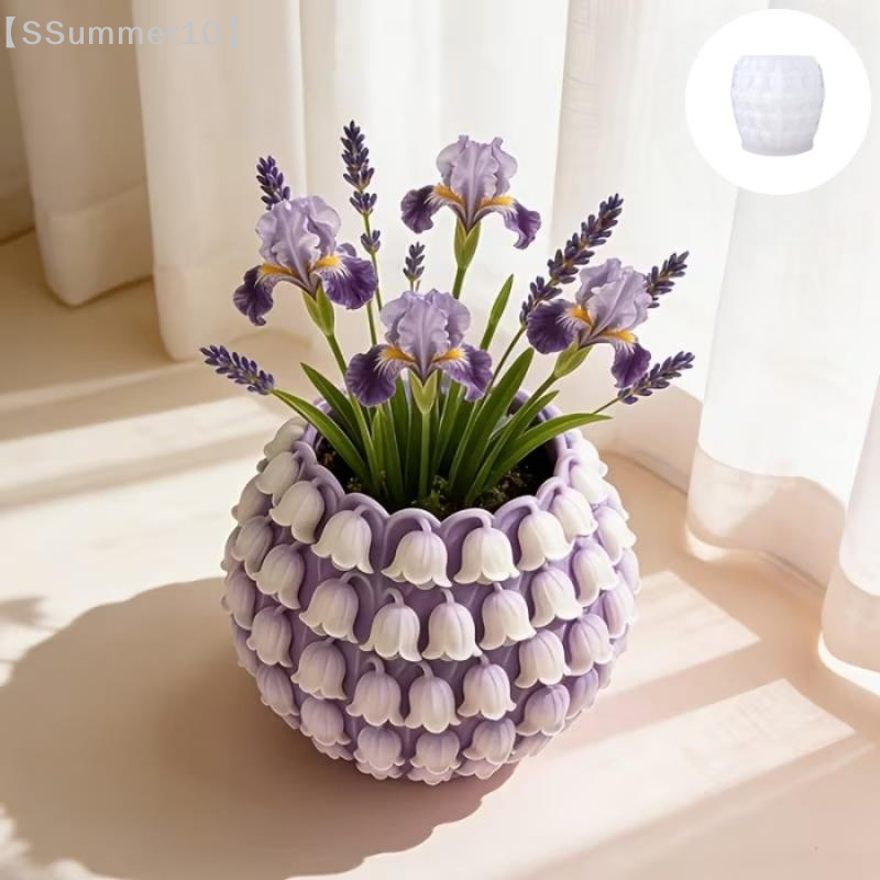 【SSummer10】3D Lily Valley Flow - огляд і ціна Potsticker Mold