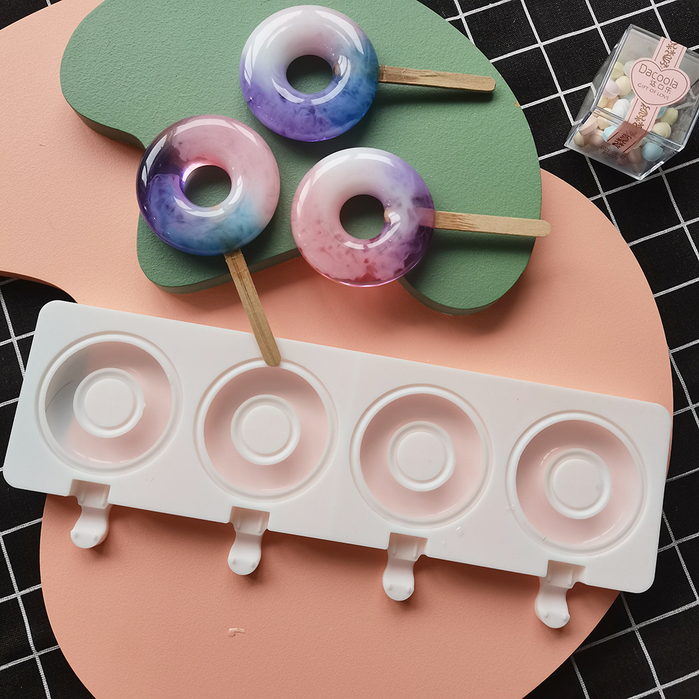 Large Donut 4 Cavity Ice Cream - огляд і ціна Donut Mold Silicone