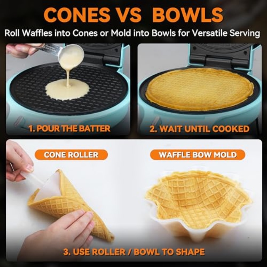 Waffle Cone Maker Machine with - огляд і ціна Waffle Cone Maker