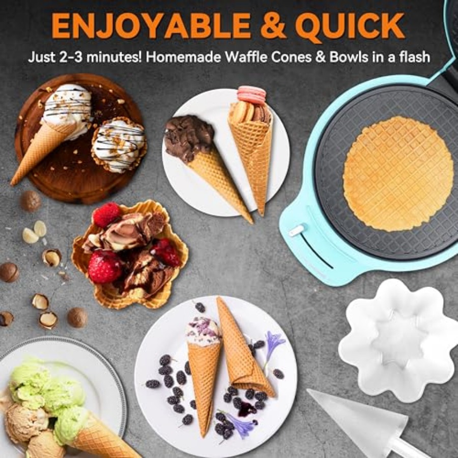 Waffle Cone Maker Machine with - огляд і ціна Waffle Cone Maker