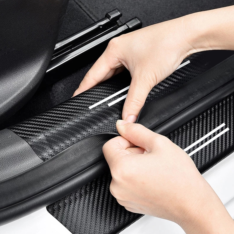 Car Door Threshold Scuff Plate - огляд і ціна Crepe Pan Carbon