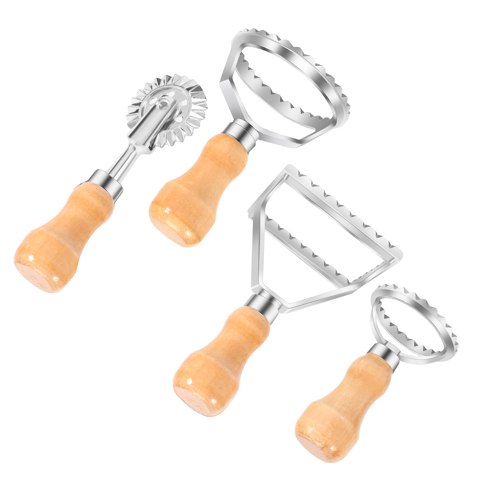 A11I Ravioli Maker Cutter Stam - огляд і ціна Dumpling Press Set