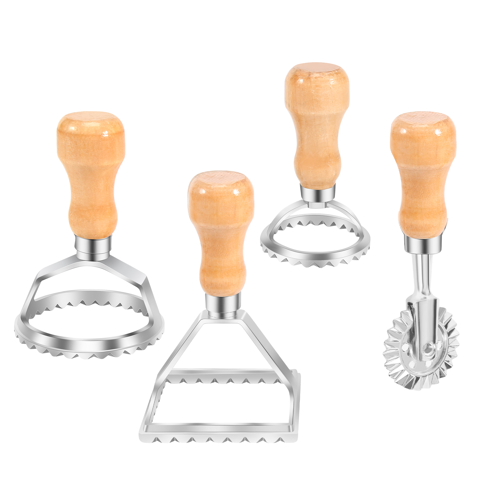 A11I Ravioli Maker Cutter Stam - огляд і ціна Dumpling Press Set