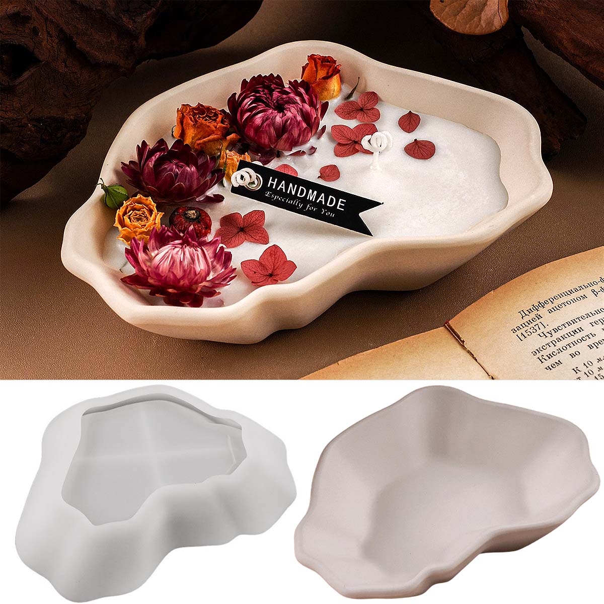 Irregular Candle Bowl Silicone - огляд і ціна Potsticker Mold