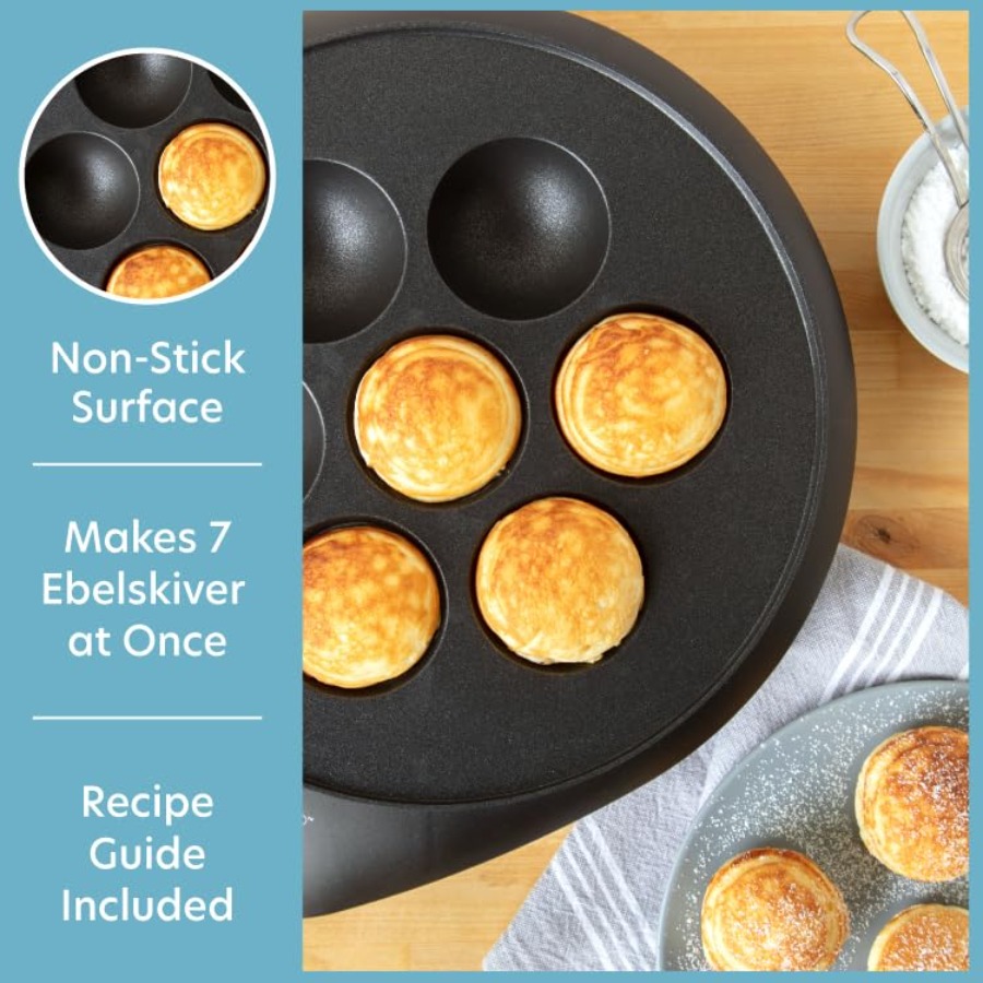 Ebelskiver Maker- Electric Non - огляд і ціна Takoyaki Grill Plate