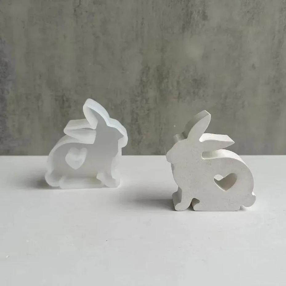 1Pcs Heart Shaped Bunny Silico - огляд і ціна Bunny Cake Mold