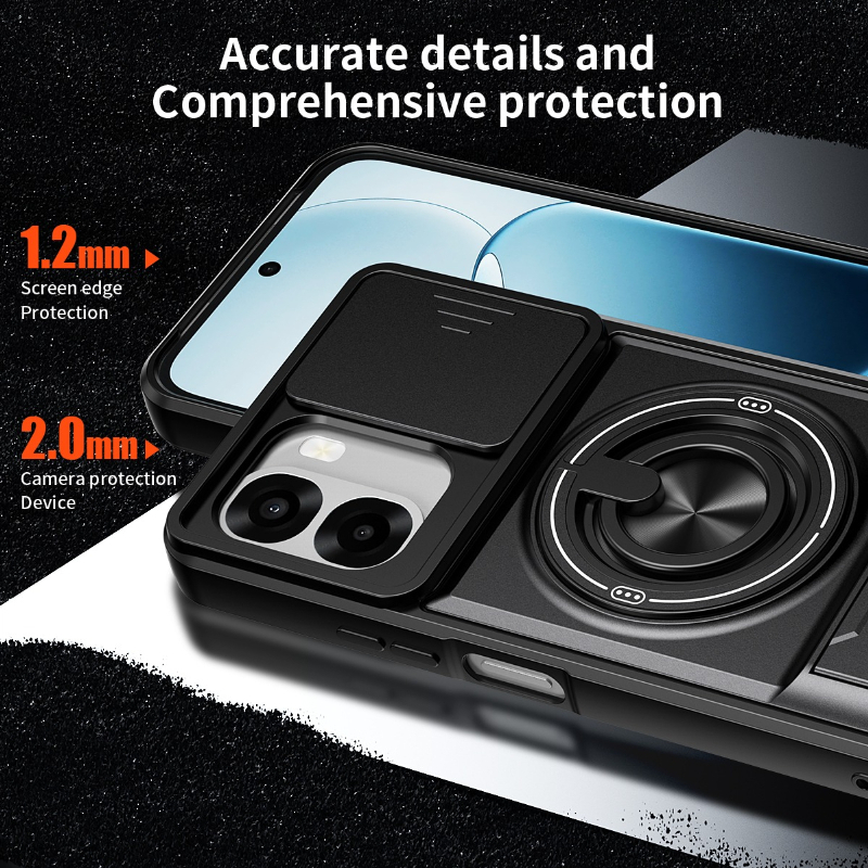 Armor Phone Case For Oppo A6x  - огляд і ціна Taco Stand Holder