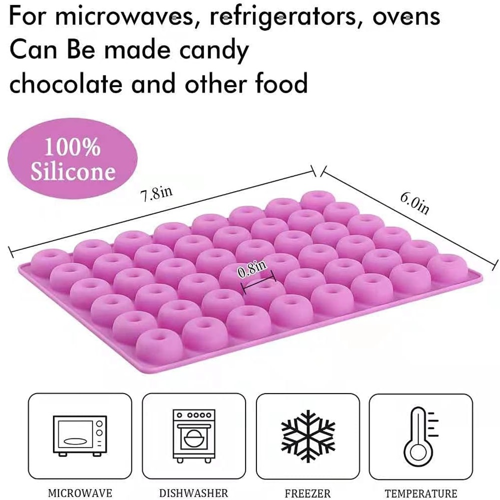 5 Pieces Of Mini Donuts Silico - огляд і ціна Donut Mold Silicone