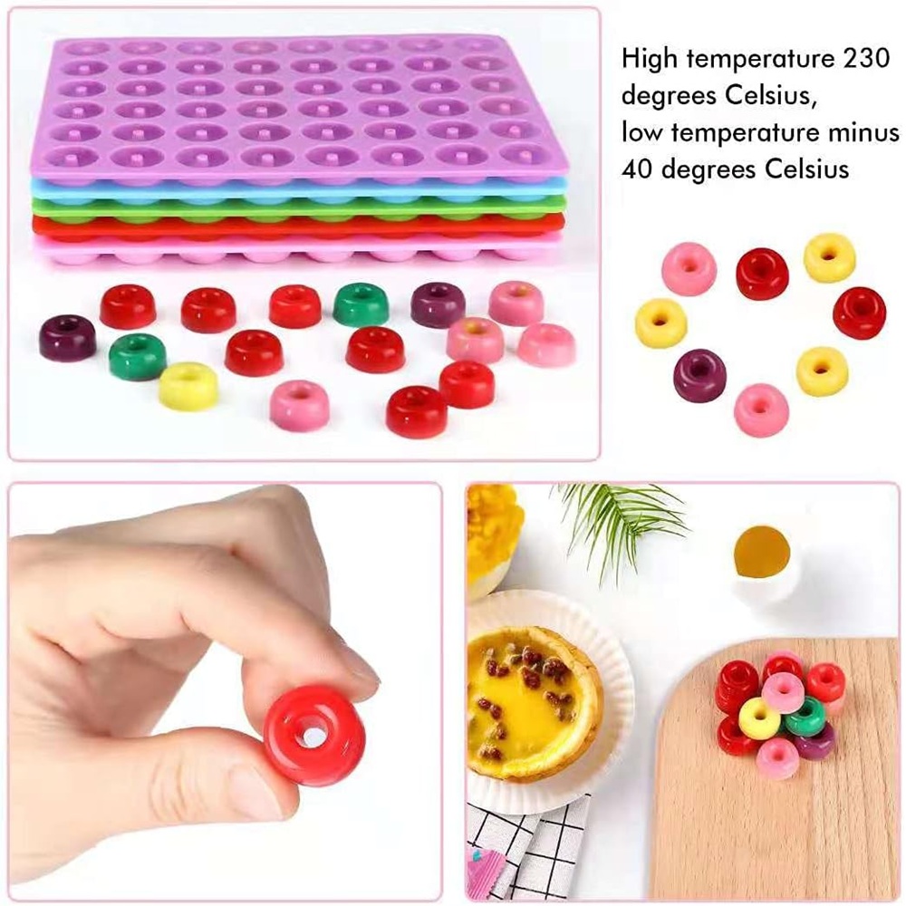 5 Pieces Of Mini Donuts Silico - огляд і ціна Donut Mold Silicone