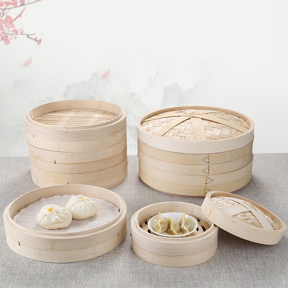 Makes Tasty Bao Buns Kitchen T - огляд і ціна Bao Steamer Bamboo