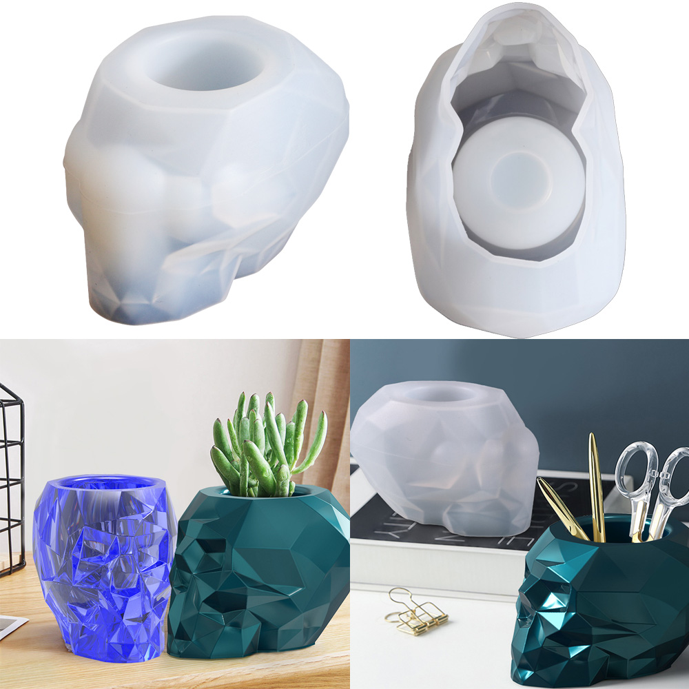 Skull Shape Mold Pen Holder Si - огляд і ціна Potsticker Mold