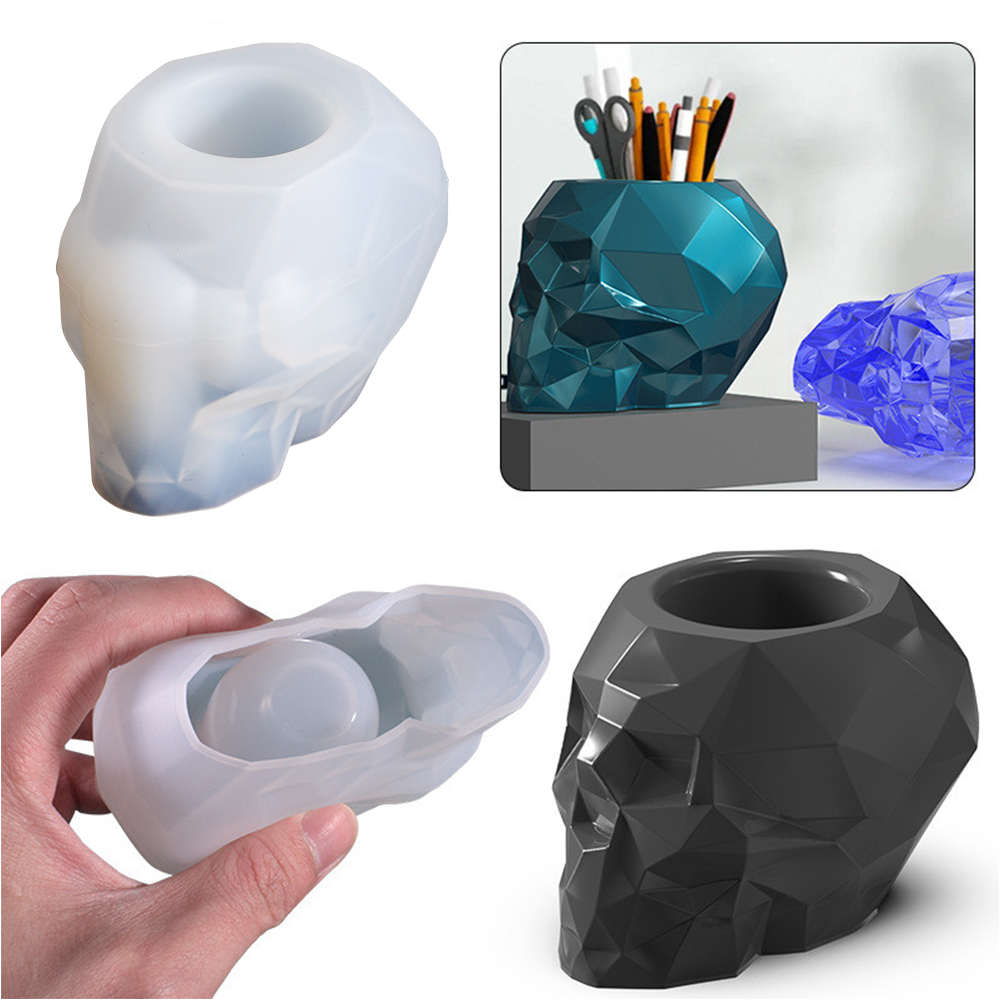Skull Shape Mold Pen Holder Si - огляд і ціна Potsticker Mold