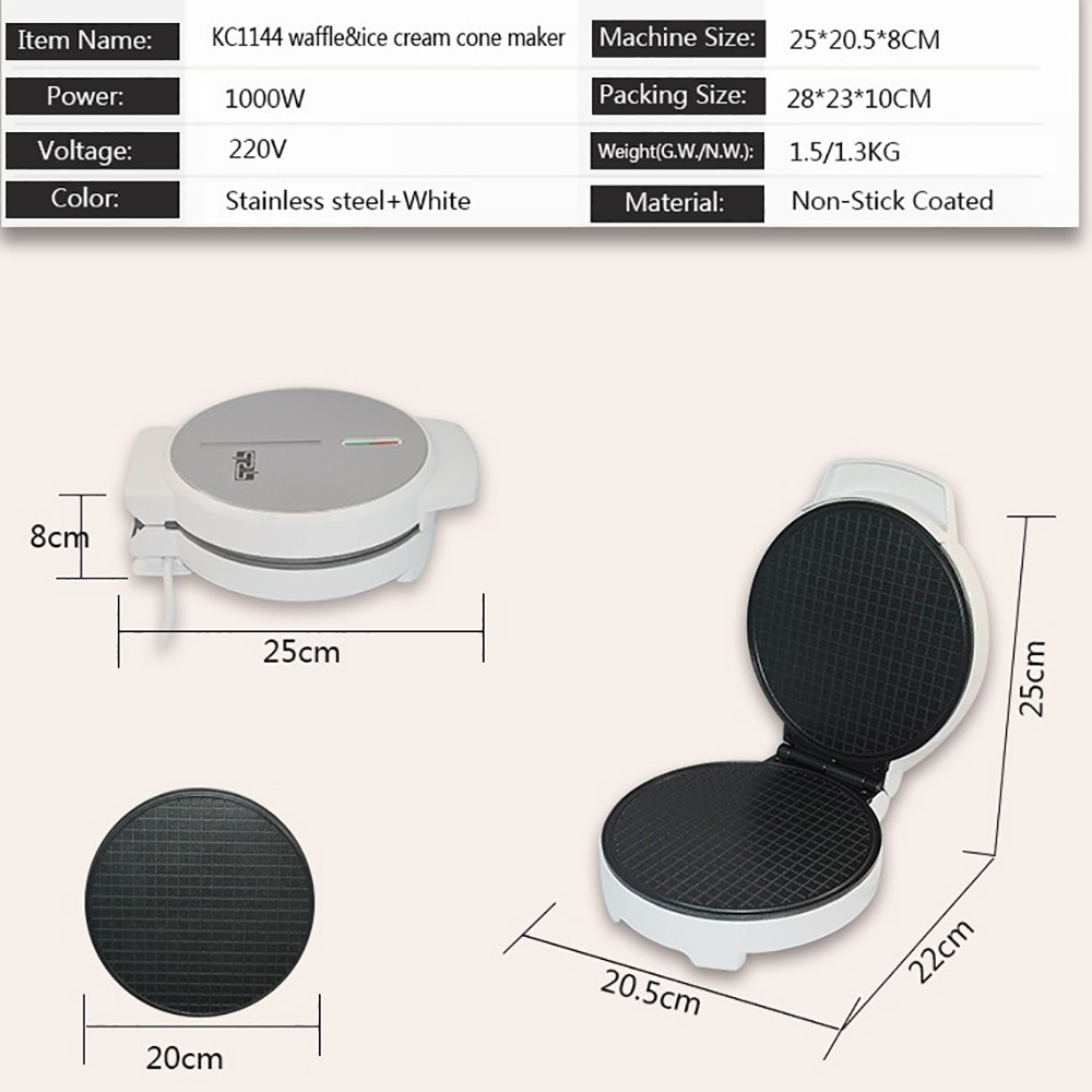 Waffle Cone Make Premium Egg R - огляд і ціна Waffle Cone Maker