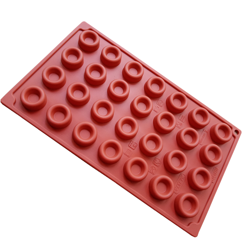 28 Cavities Mini Donut Mold Si - огляд і ціна Donut Mold Silicone