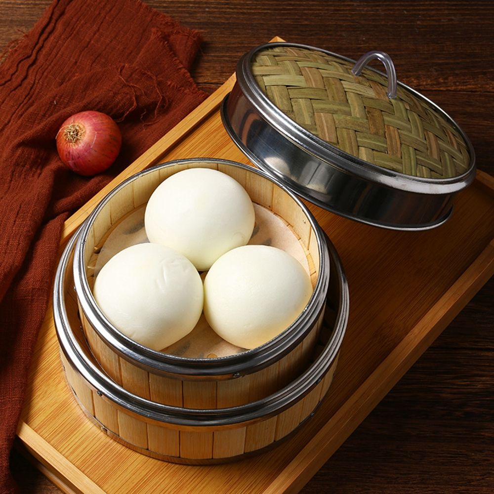 Dim Sum Bao Buns Woven Bamboo  - огляд і ціна Bao Steamer Bamboo