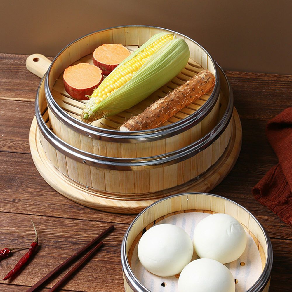 Dim Sum Bao Buns Woven Bamboo  - огляд і ціна Bao Steamer Bamboo