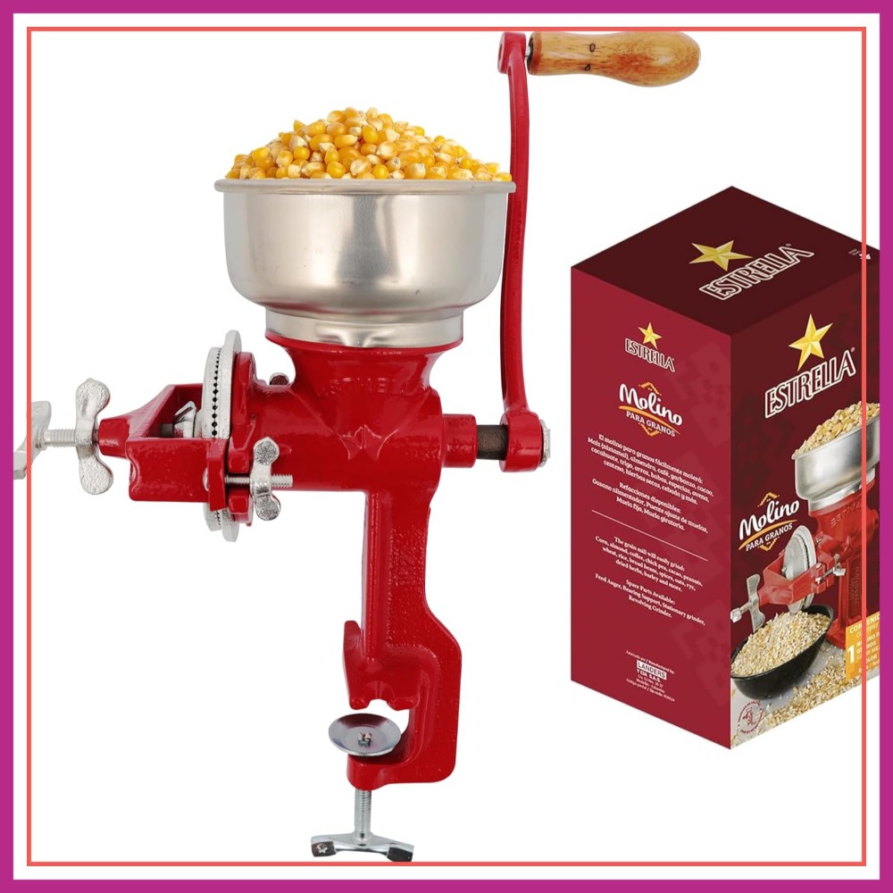 Manual Corn Grain Grinder Cast - огляд і ціна Cast Iron Corn