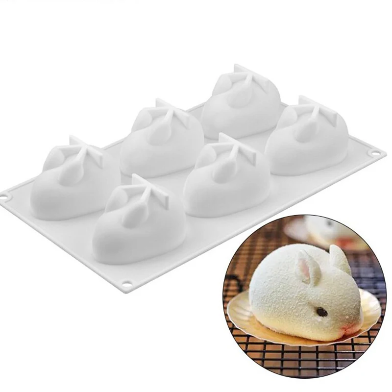 Silicone 3D Bunny Rabbit Cake  - огляд і ціна Bunny Cake Mold