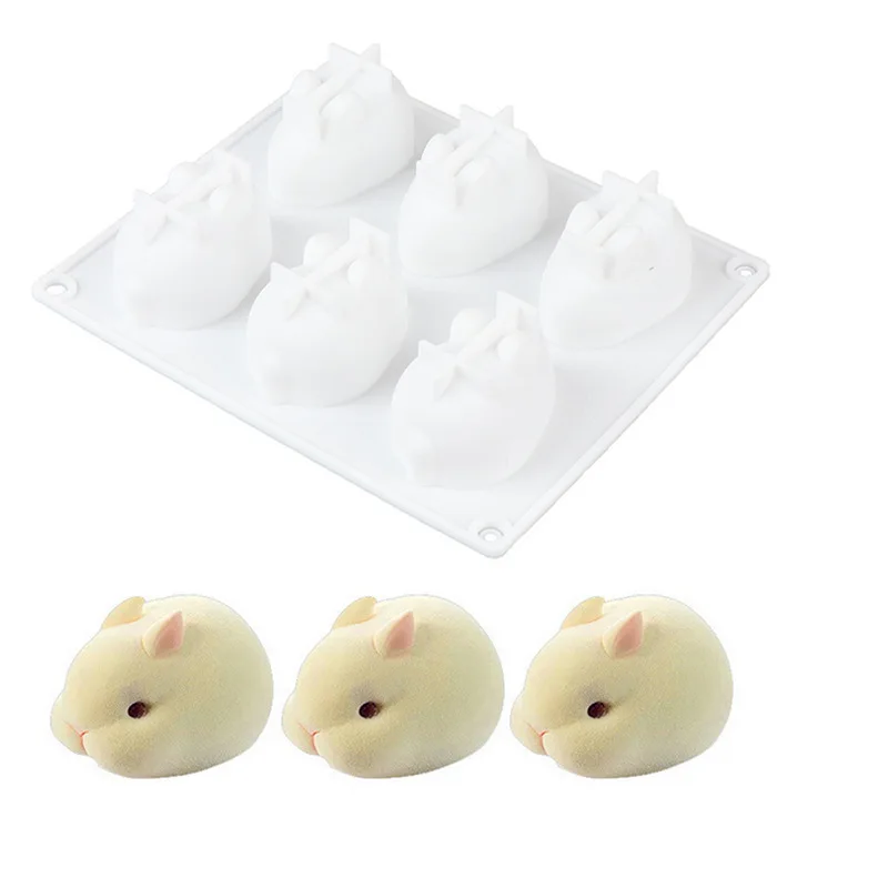 Silicone 3D Bunny Rabbit Cake  - огляд і ціна Bunny Cake Mold