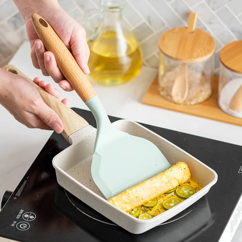 Non-stick Silicone Spatula Wid - огляд і ціна Okonomiyaki Spatula