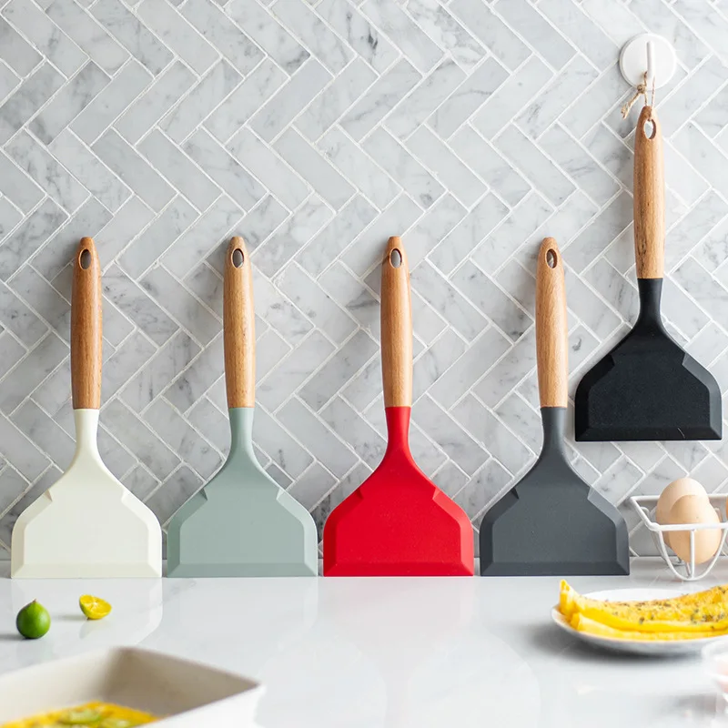 Non-stick Silicone Spatula Wid - огляд і ціна Okonomiyaki Spatula