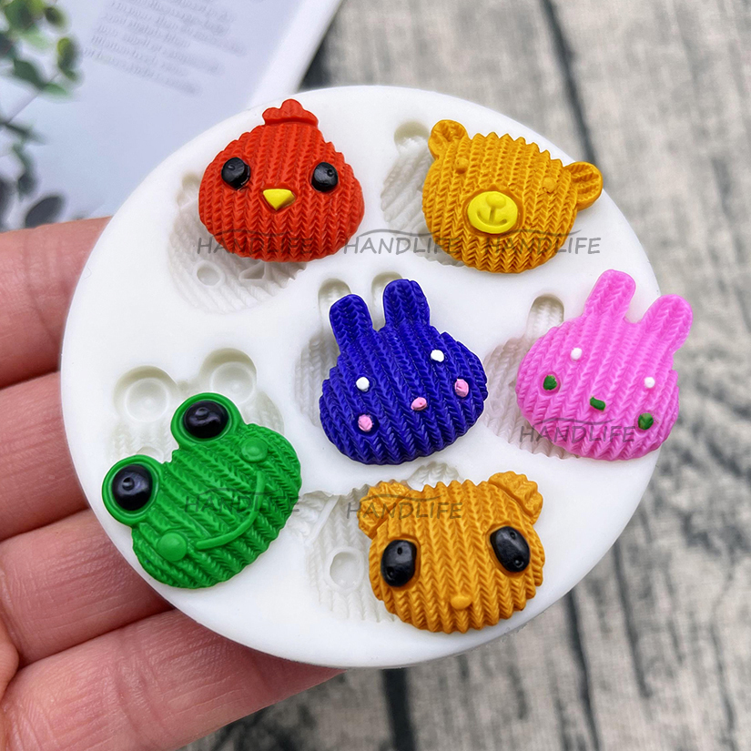 Cute Bear Chick Rabbit Frog Si - огляд і ціна Bunny Cake Mold