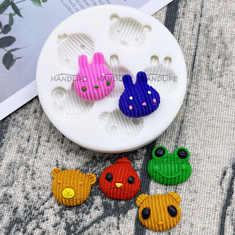 Cute Bear Chick Rabbit Frog Si - огляд і ціна Bunny Cake Mold