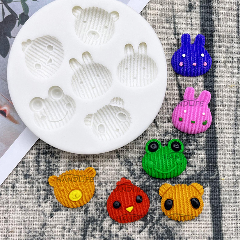 Cute Bear Chick Rabbit Frog Si - огляд і ціна Bunny Cake Mold