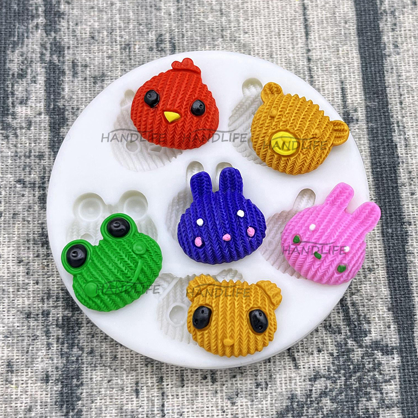 Cute Bear Chick Rabbit Frog Si - огляд і ціна Bunny Cake Mold