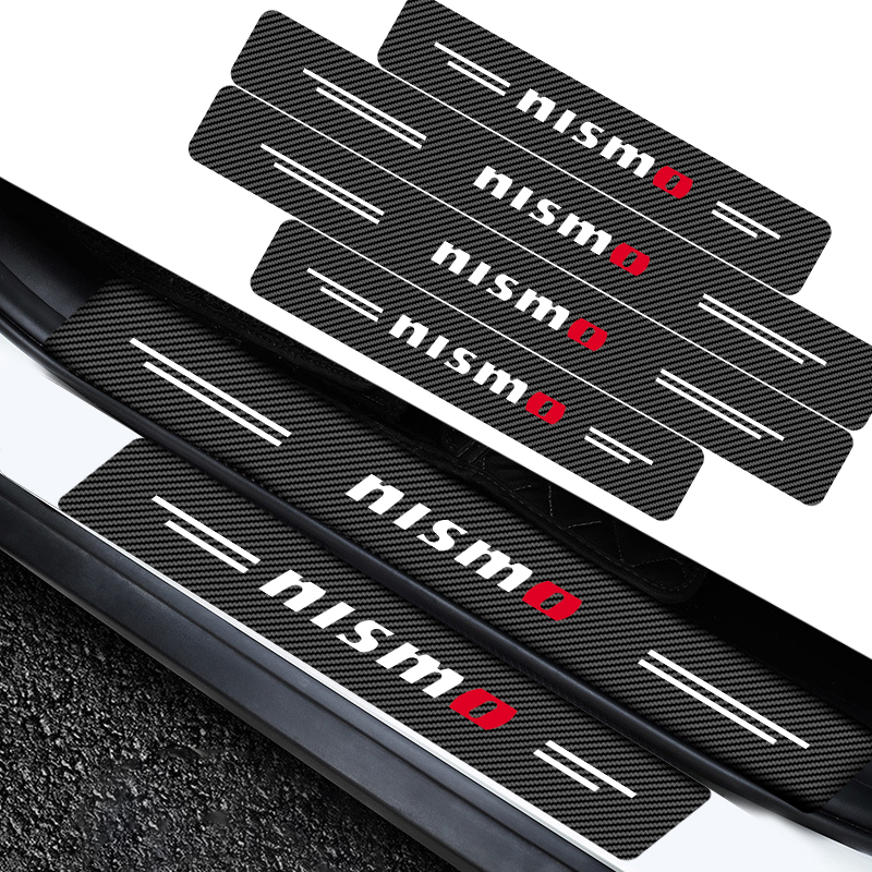 4Pcs Car Door Threshold Carbon - огляд і ціна Crepe Pan Carbon