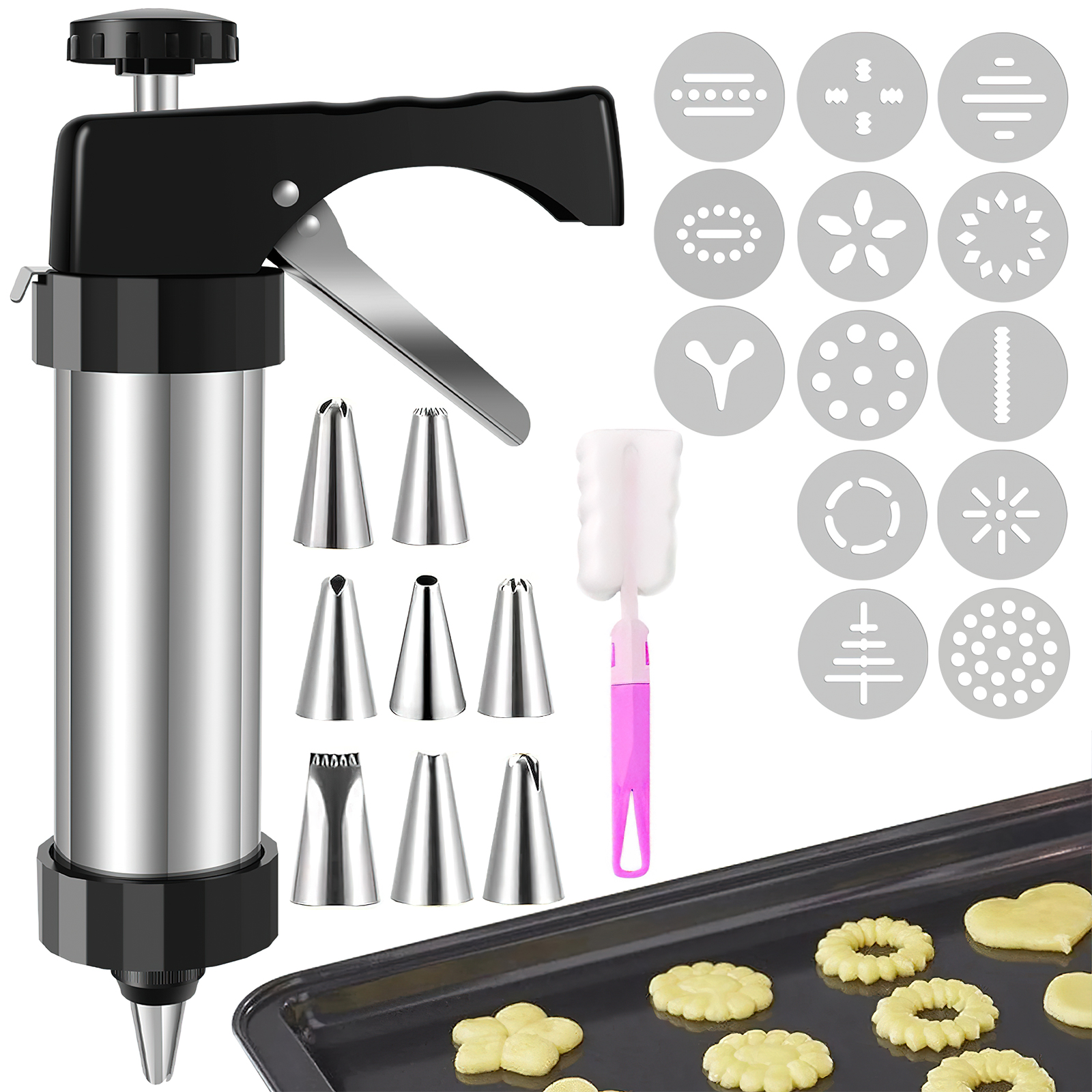 Cookie Maker Machine Stainless - огляд і ціна Churros Maker Gun