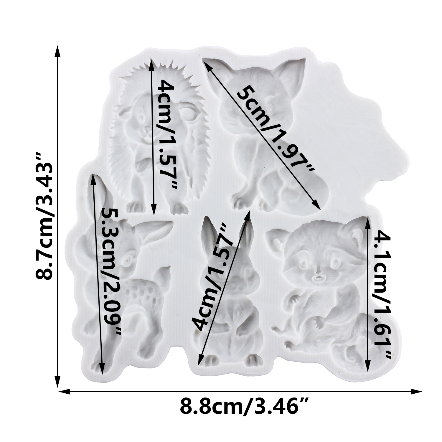 Animal Themed Silicone Molds F - огляд і ціна Bunny Cake Mold