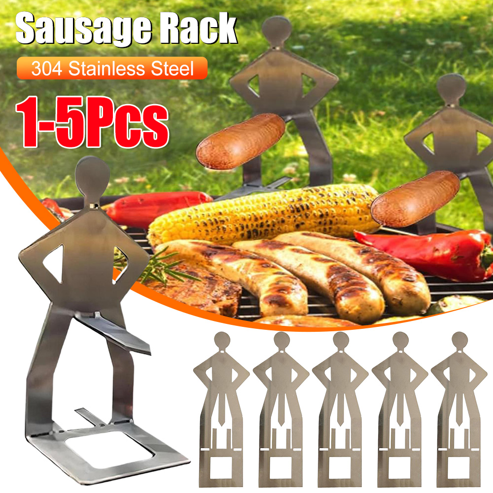 5-1PCS BBQ Sausage Holder Stai - огляд і ціна Hot Dog Press