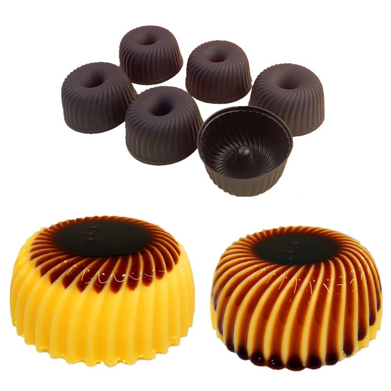 C 1pc Caramel Pudding Jelly Pa - огляд і ціна Donut Mold Silicone