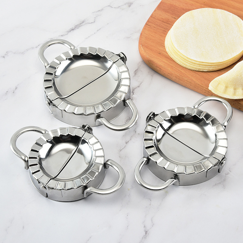 Stainless Steel Dumpling Maker - огляд і ціна Dumpling Press Set