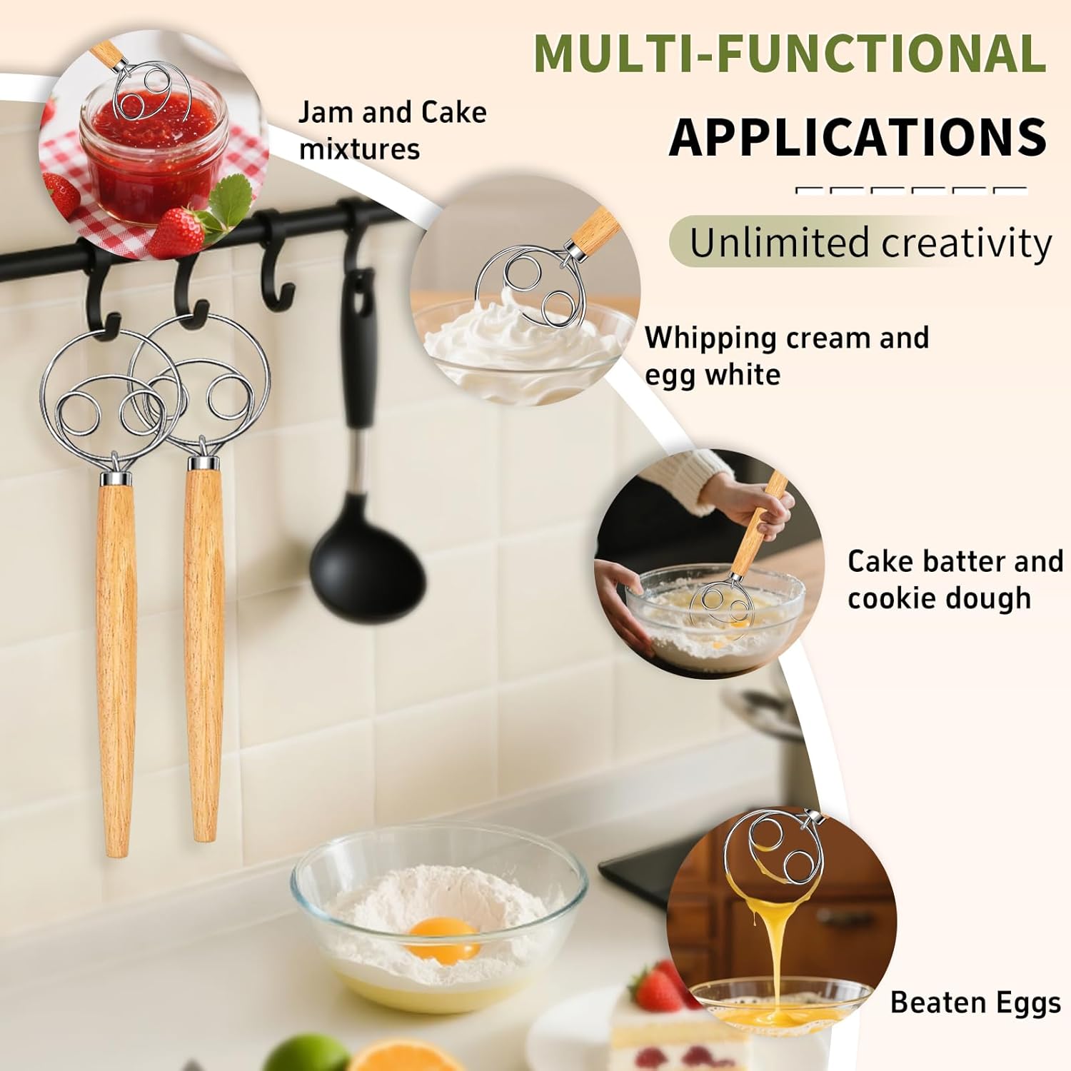 Danish Dough Whisk Stainless S - огляд і ціна Danish Pancake Pan