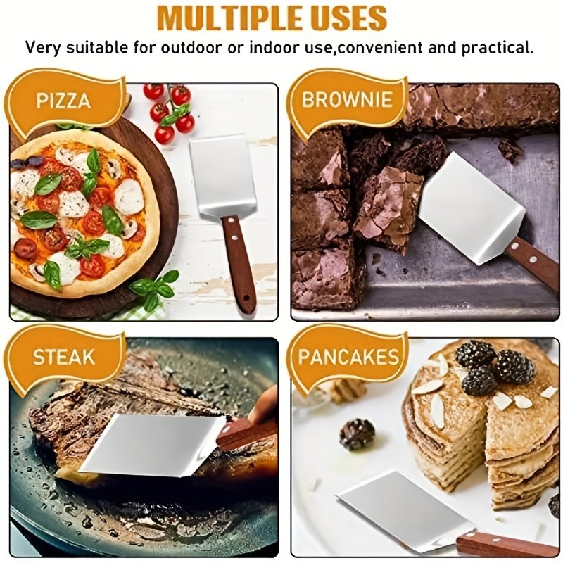 1pc, Brownie Spatula, Metal Br - огляд і ціна Okonomiyaki Spatula