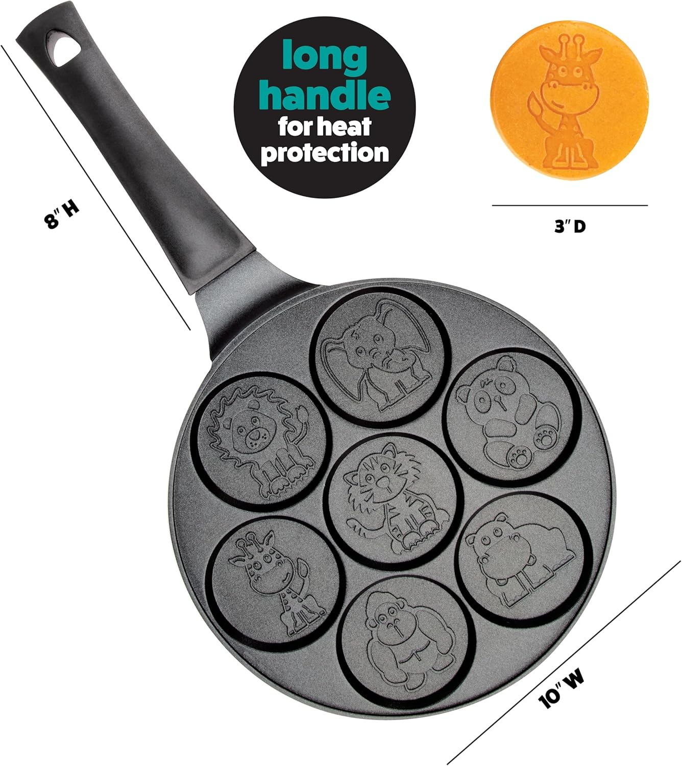 Animal Mini Pancake Pan - Make - огляд і ціна Mini Pancake Griddle